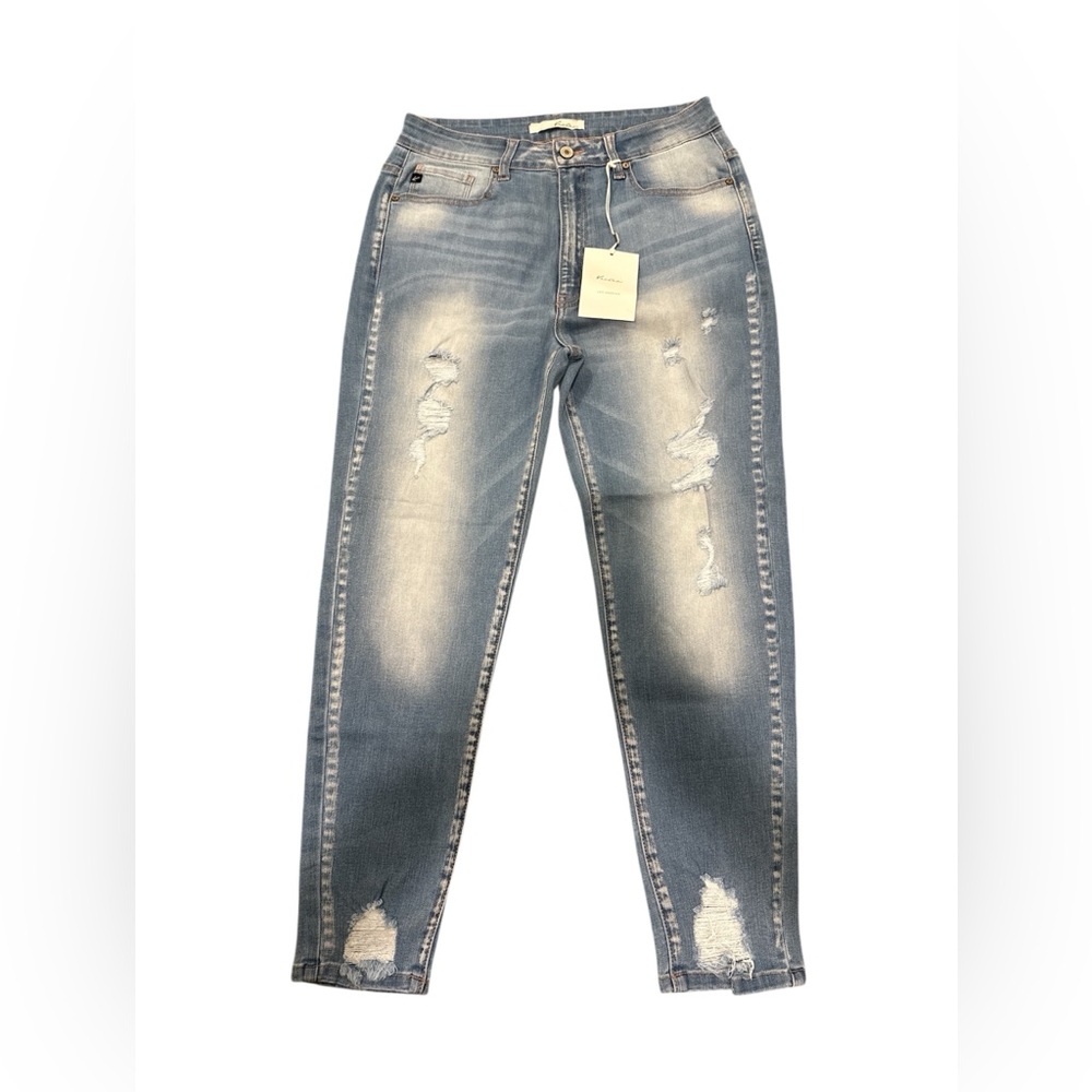 KanCan Women’s Light Blue Distressed Skinny Leg Jeans 15/31 *New With Tags*